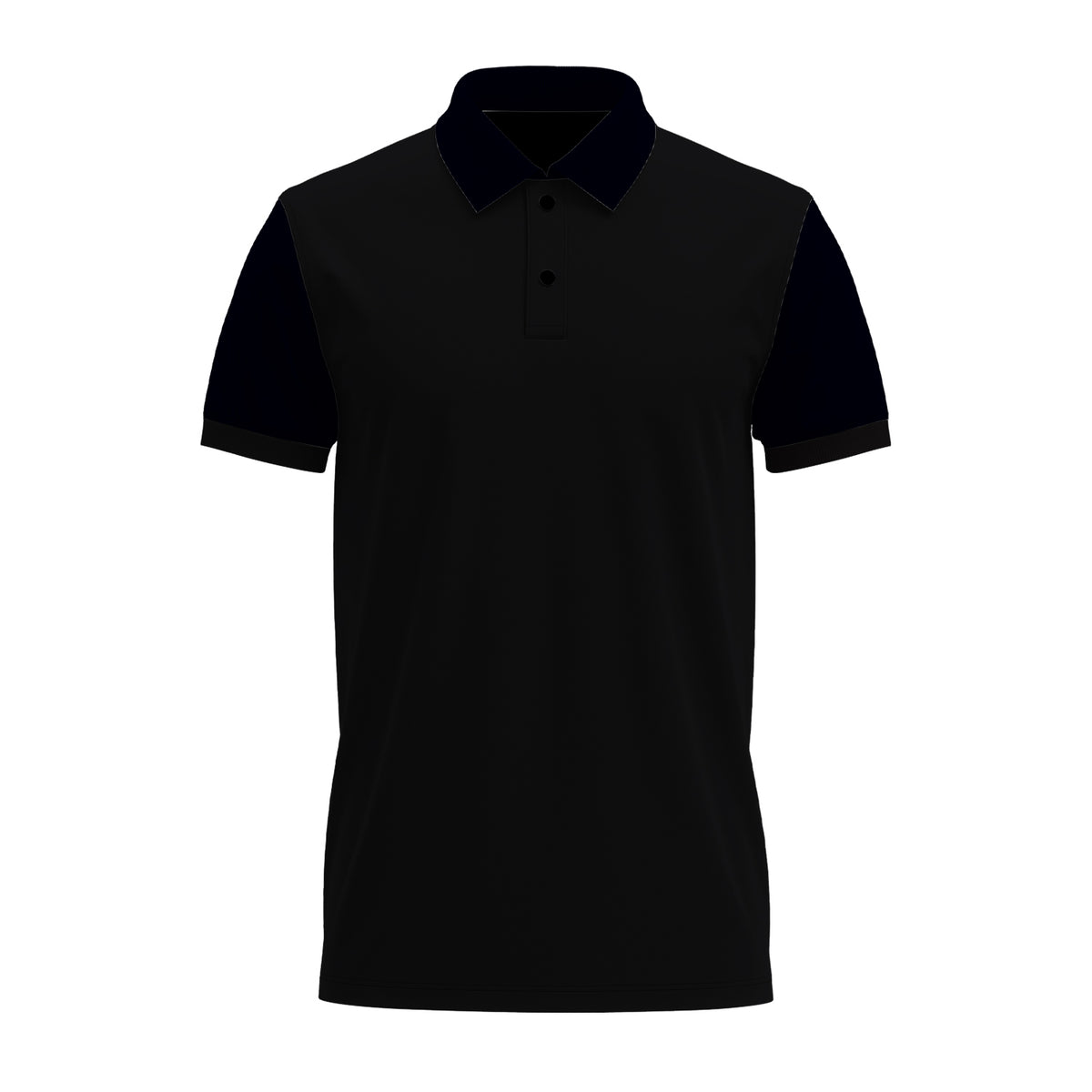 GRABO365® DESIGN Polo T-Shirt in Black GRABO365