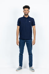 GRABO365® DESIGN Polo T-Shirt in Navy Blue GRABO365