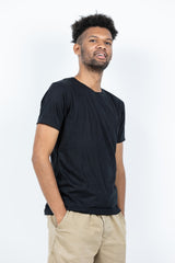 GRABO365® DESIGN T-shirt with crew neck in Black GRABO365