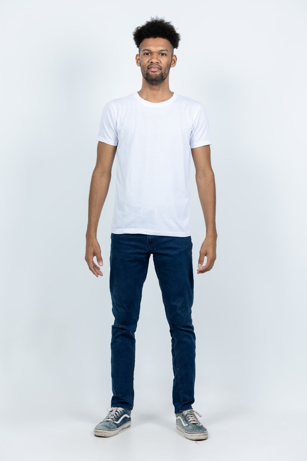 GRABO365® DESIGN T-shirt with crew neck in White GRABO365