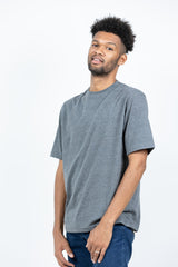 GRABO365® DESIGN Oversized T-shirt with crew neck in Grey GRABO365