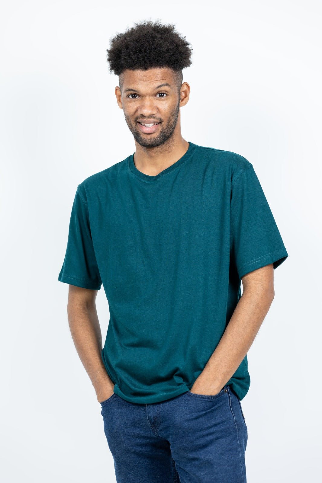 GRABO365® DESIGN Oversized T-shirt with crew neck in Teal Green GRABO365