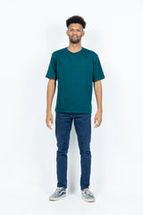 GRABO365® DESIGN Oversized T-shirt with crew neck in Teal Green GRABO365